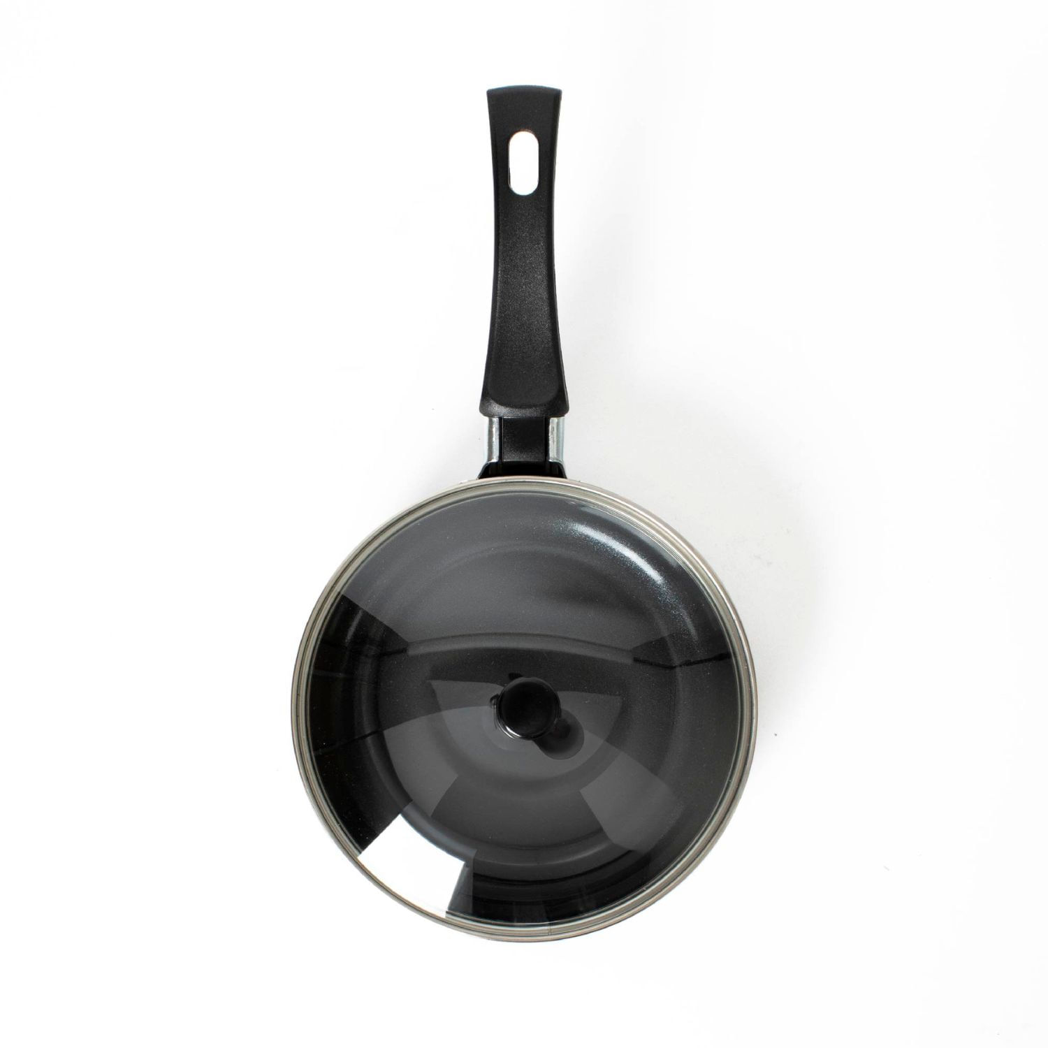 Sartén 14 Cm Con Tapa Negro