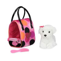Peluche Pucci Pups Perro Bichon Frise Cartera Puntos