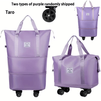 Maleta Bolso de Viaje expandible Con Ruedas - LILA