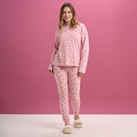 Pijama Mujer Camisera Minions Universal Manga Larga