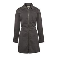 Vestido Algodón/Lino Para Mujer Rouri Gris Rockford