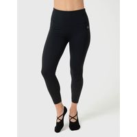Leggings Para Mujer Ankle Maya Aloe Negro Bsoul