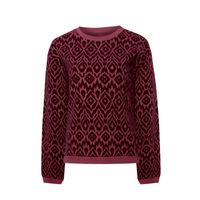 Poleron Algodón Orgánico Para Mujer North Rojo Rockford
