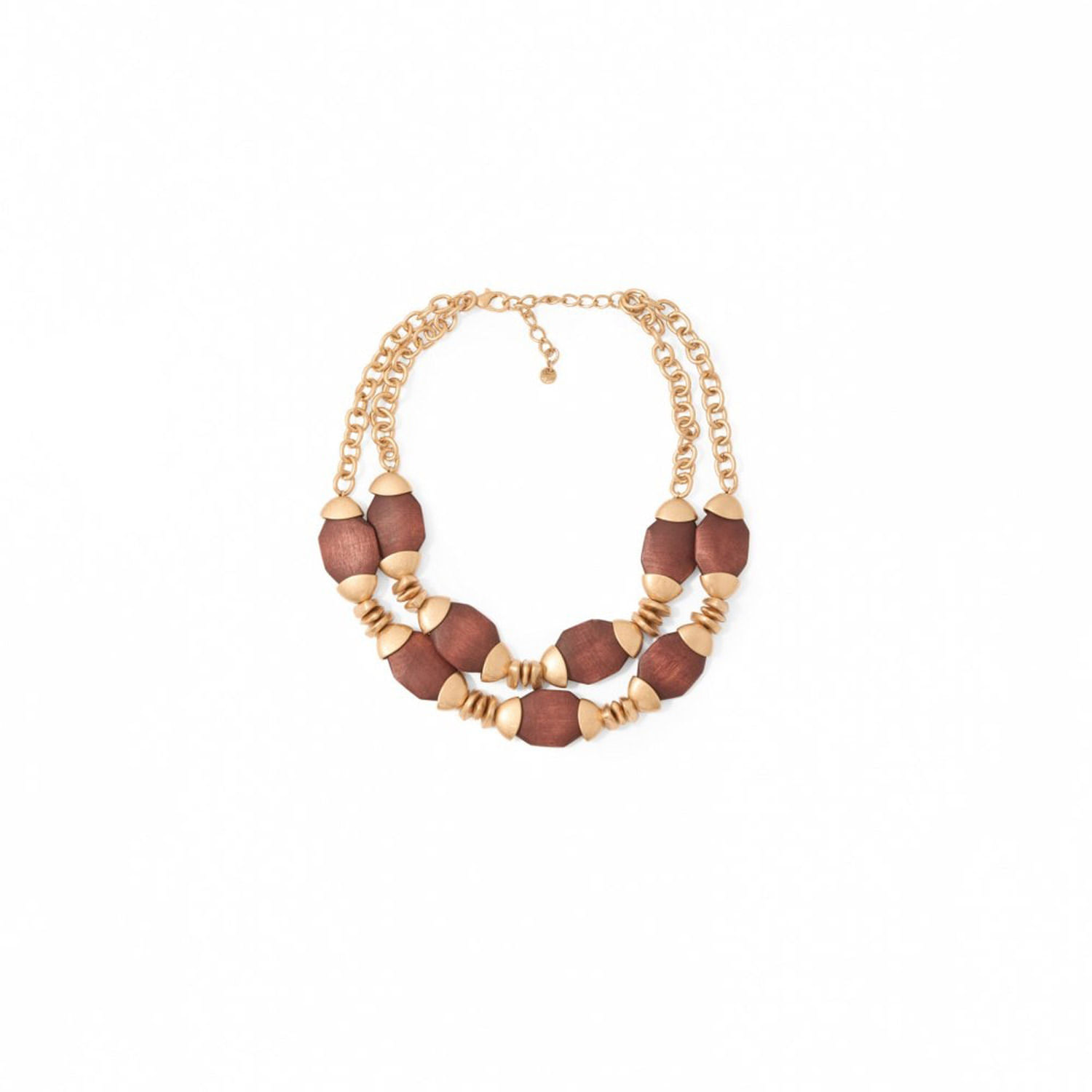 Collar Mujer Sfera Choker Stones Lls Sanqd Marrón