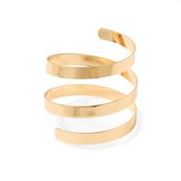 Pulsera Mujer Sfera Brazalete Tirabuzon Pulido Oro
