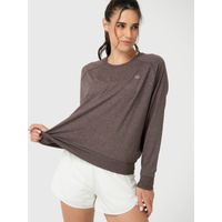 Polera Para Mujer Crew Neck Marrón Bsoul