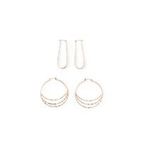 Pendientes Mujer Sfera Metal Oro