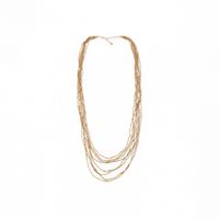 Collar Mujer Sfera Delicado Champan Oro