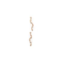Pendientes Mujer Sfera Largos Metal Oro