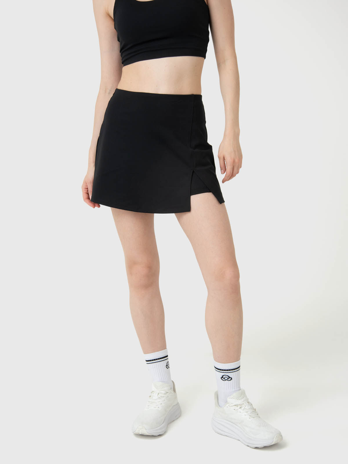Falda Para Mujer Isabel Negro Bsoul