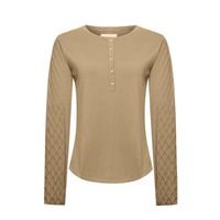 Polo M/L Algodón/Poliéster Para Mujer Olmo Marrón Rockford