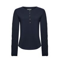 Polo M/L Algodón/Poliéster Para Mujer Olmo Azul Rockford