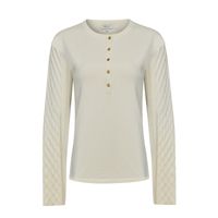 Polo M/L Algodón/Poliéster Para Mujer Olmo Blanco Rockford