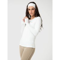 Polo Manga Larga Para Mujer First Layer Blanco Bsoul