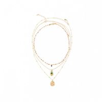 Set Mujer Sfera Choker Rigid Con Beads Col Multicolor