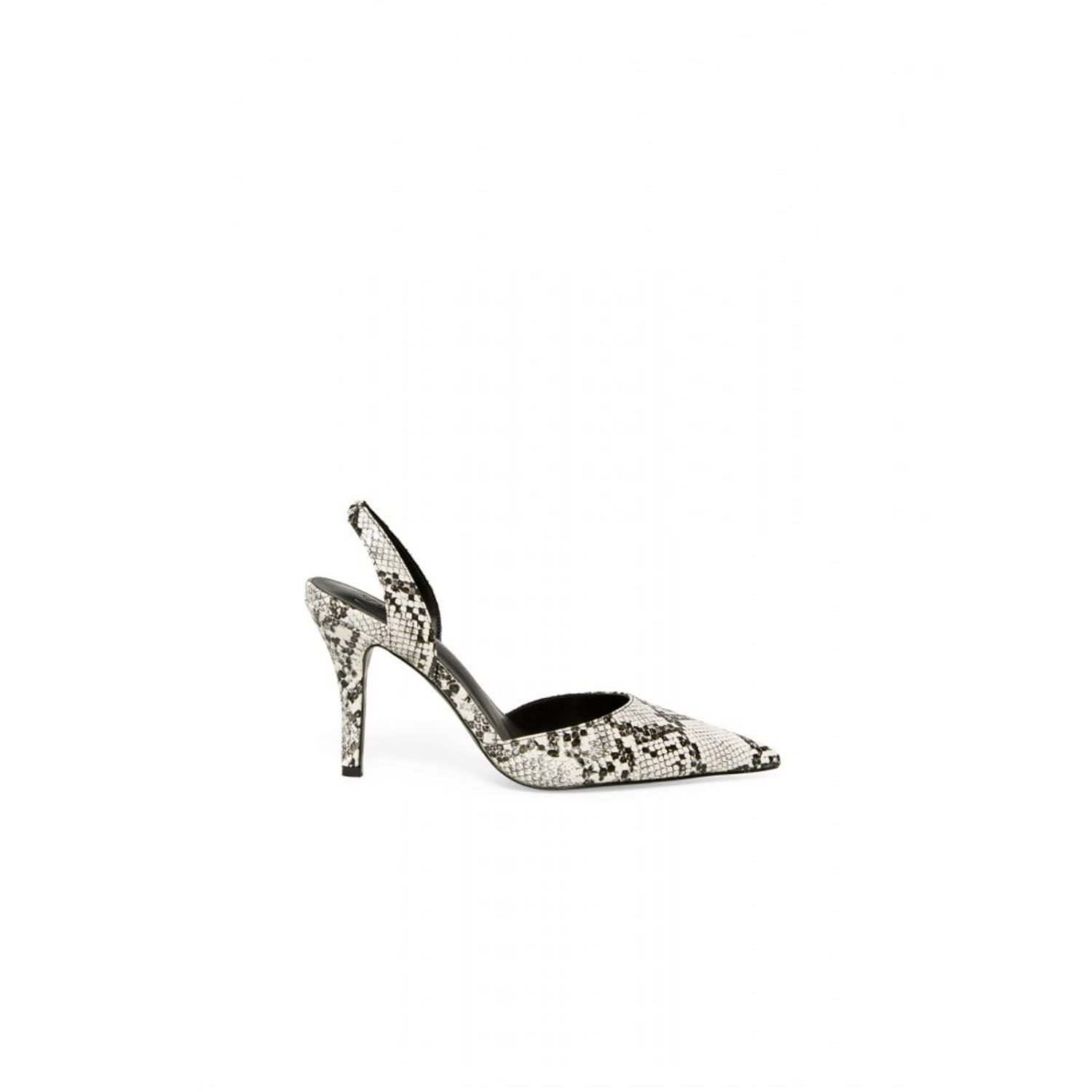 Zapatos De Vestir Mujer Sfera Salon Woman Piton Negro
