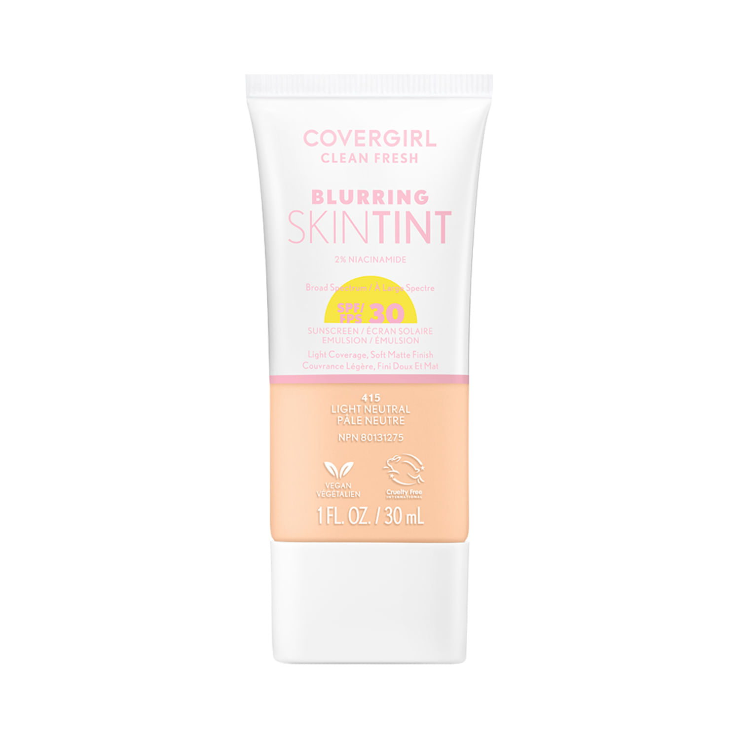Base Covergirl Clean Fresh Blurring Skin Tint Light Neutral 415