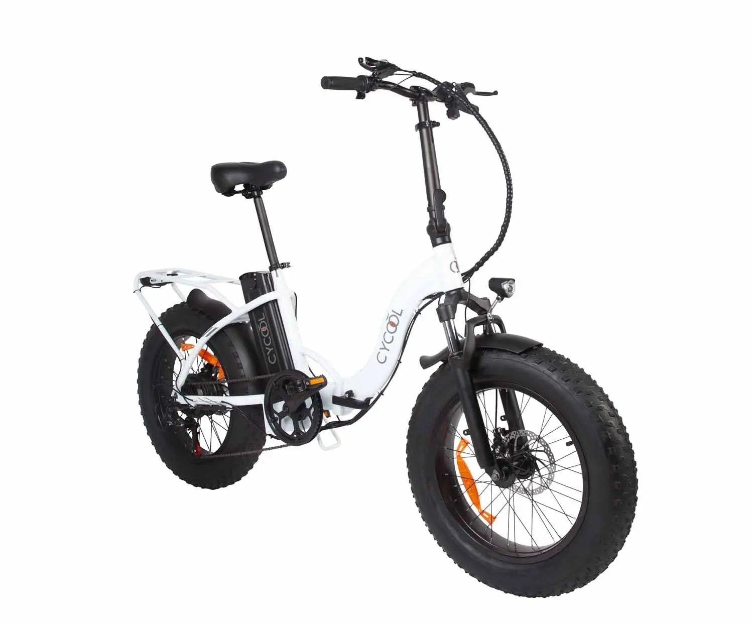 E-Bike Cycool Ewild20W/1005 Con Timon Plegable, Inc. Bateria, Cargador Y Llaves Blanco - 1083969