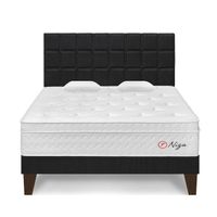 Dormitorio Europeo Niza Queen Gris