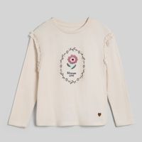 Polo Manga Larga Para Niña Apli Garden Circus