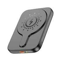 POWER BANK HOCO J117 CARGA INALAMBRICA DE 5000 MAH NEGRO