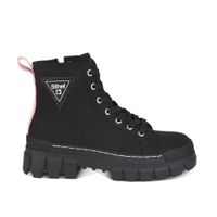 Botines-Combat-Mujer-7608-Negro-Sthef
