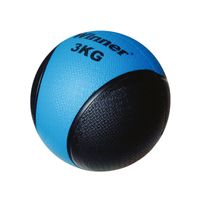 Pelota O Balón Medicinal 3 Kg Con Rebote Funcional Crossfit Azul