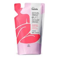 Crema nutritiva Natura Tododia para el cuerpo Frambuesa y Pimienta Rosa Repuesto 400 ml
