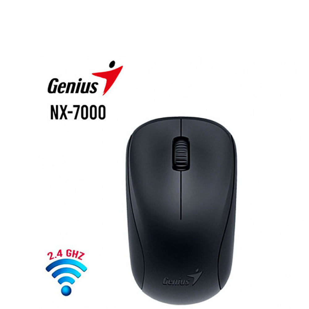 Mouse Inalámbrico Genius NX-7000 Negro