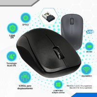Mouse Genius NX-7000 Inalámbrico Negro