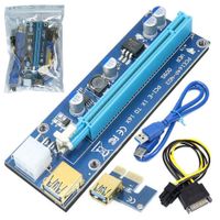 Riser Extensión Pci-e 16x 1x Para Tarjetas De Video PCE164p-N03 v 009s