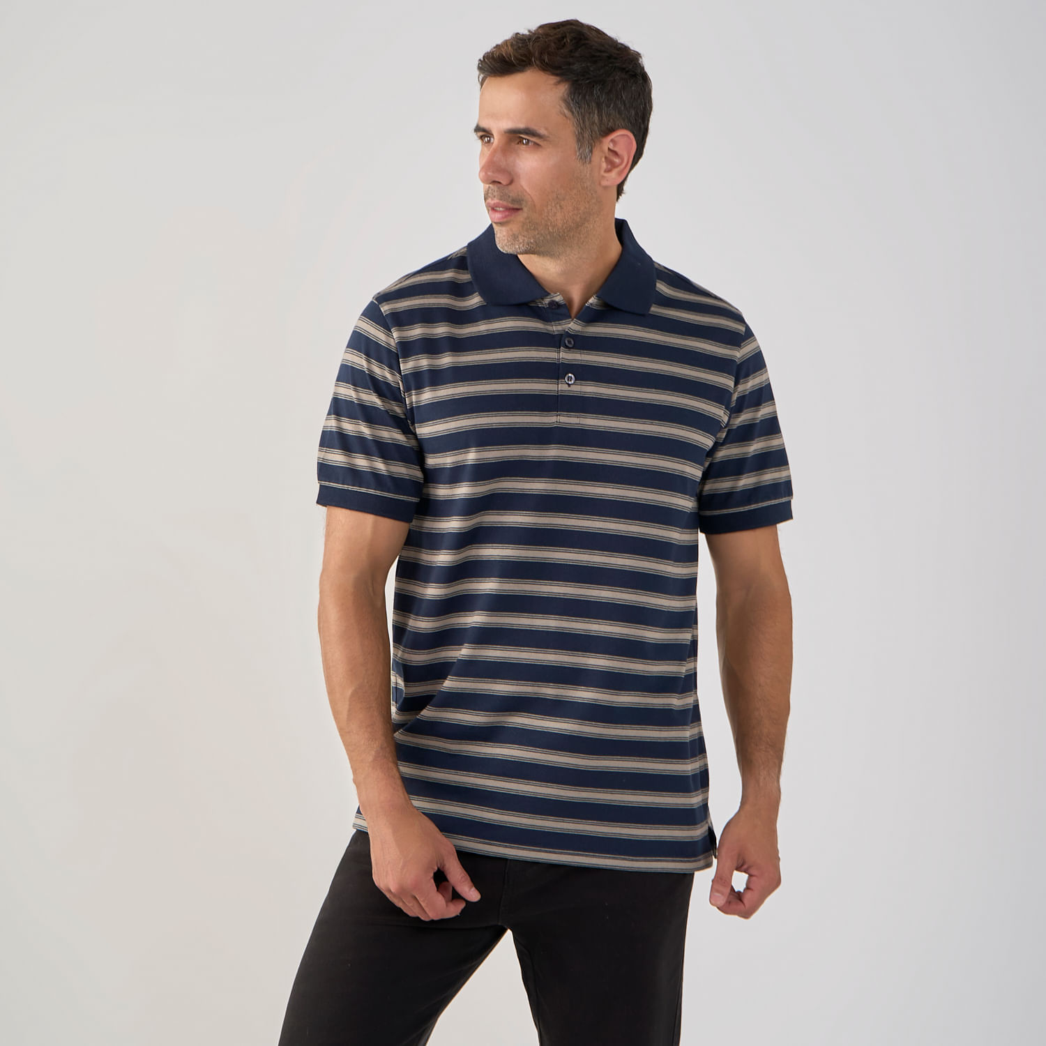 Polo Hombre Jersey Rayas Madison
