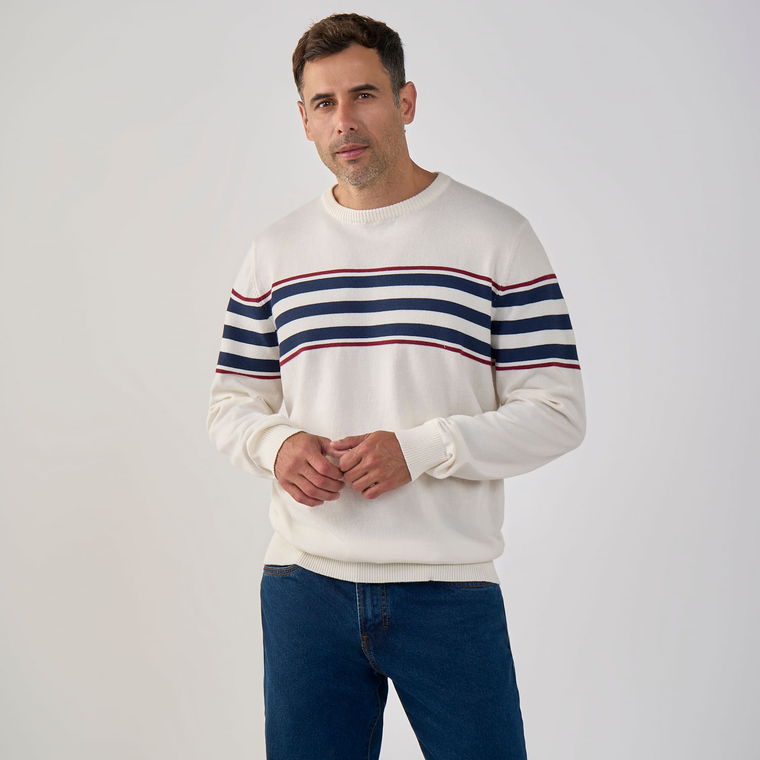 Chompa Hombre Bloques Madison