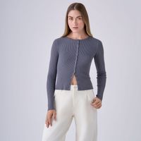 Chompa Mujer Preppy Hypnotic Manga Larga