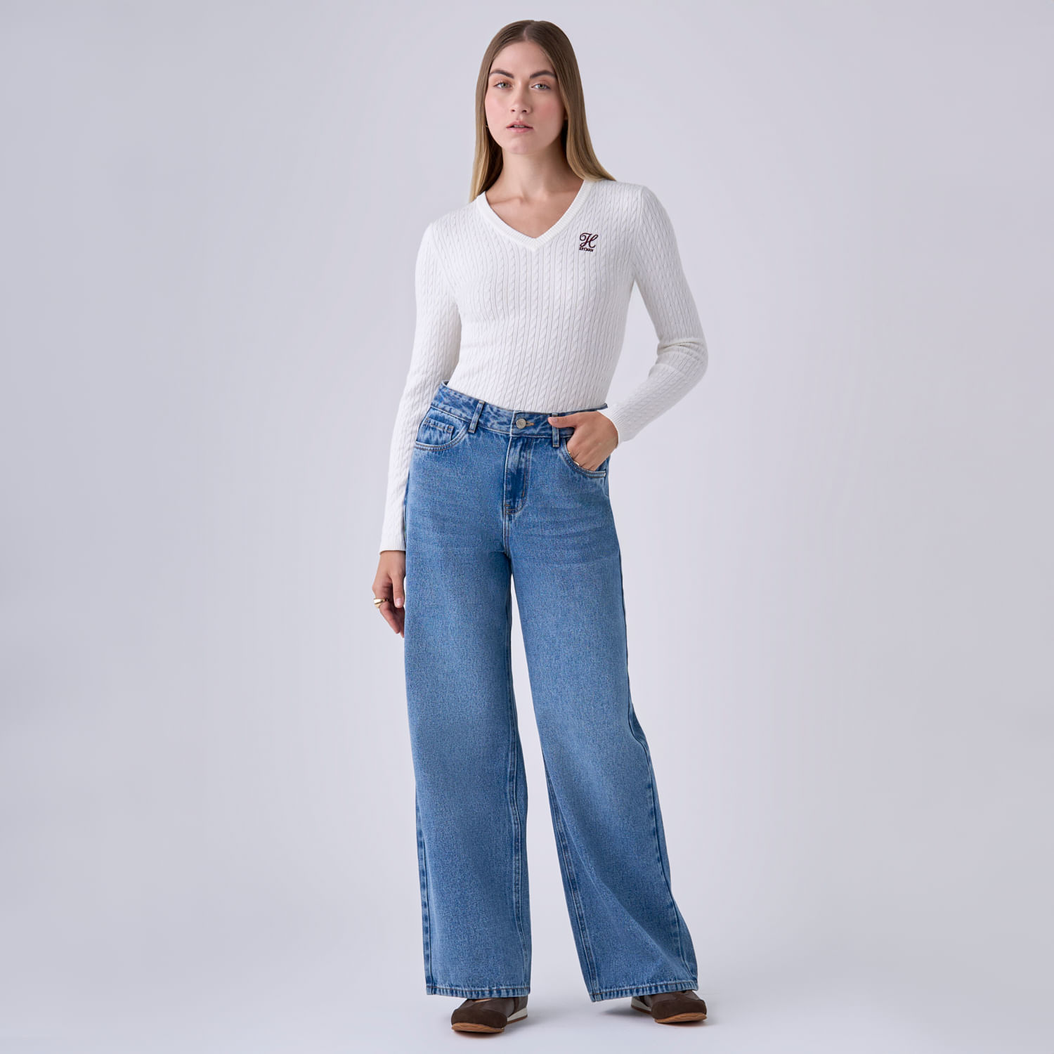 Jean Mujer Loose Hypnotic Straight