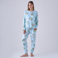 Pijama Mujer Mama Plush Avocado Hypnotic