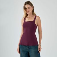 Polo Hilo Mujer Peplum Malabar