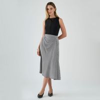 Falda Midi Mujer Knot Malabar