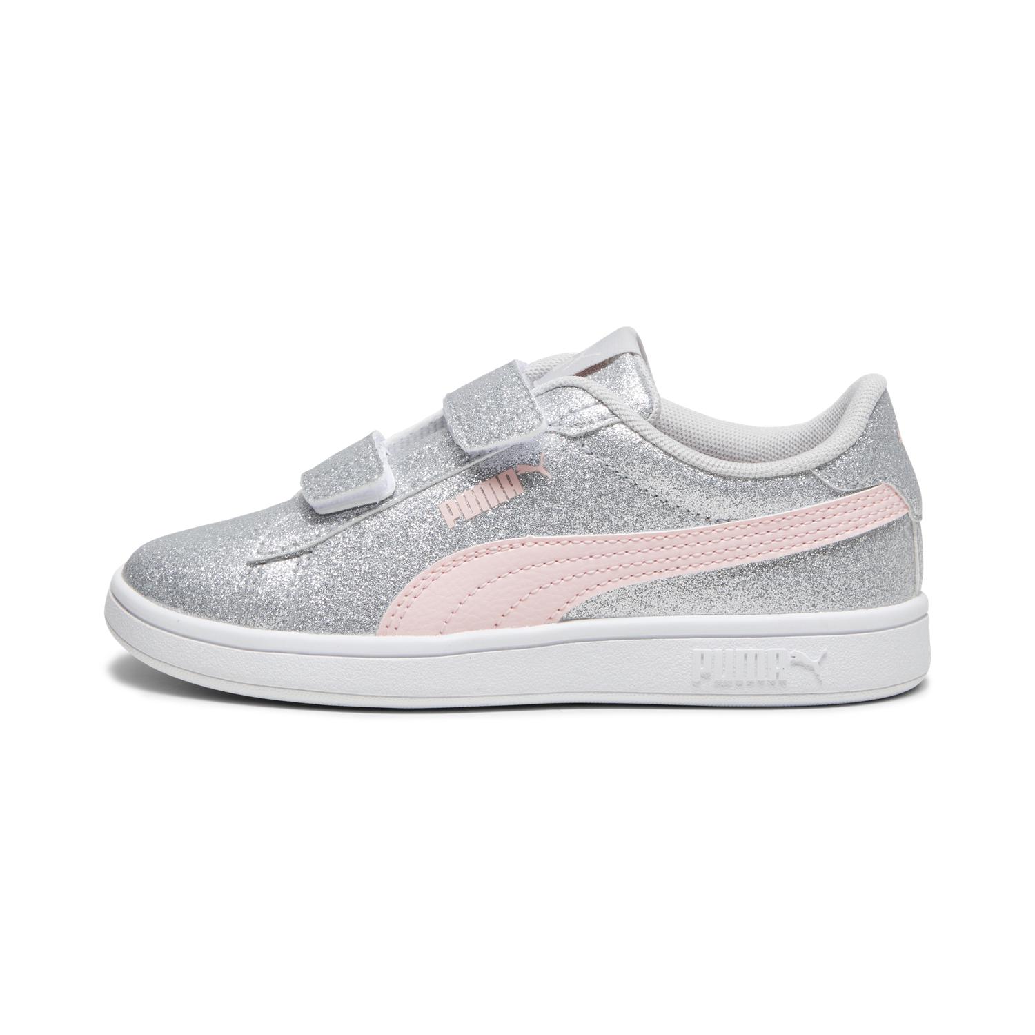 Zapatillas Urbanas Puma Niña 394686 02 Smash 3.0 Glitz Glam V Ps Gris