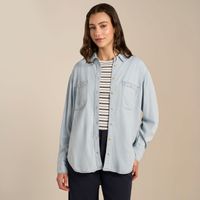 Blusa Mujer Botones Amc Manga Larga