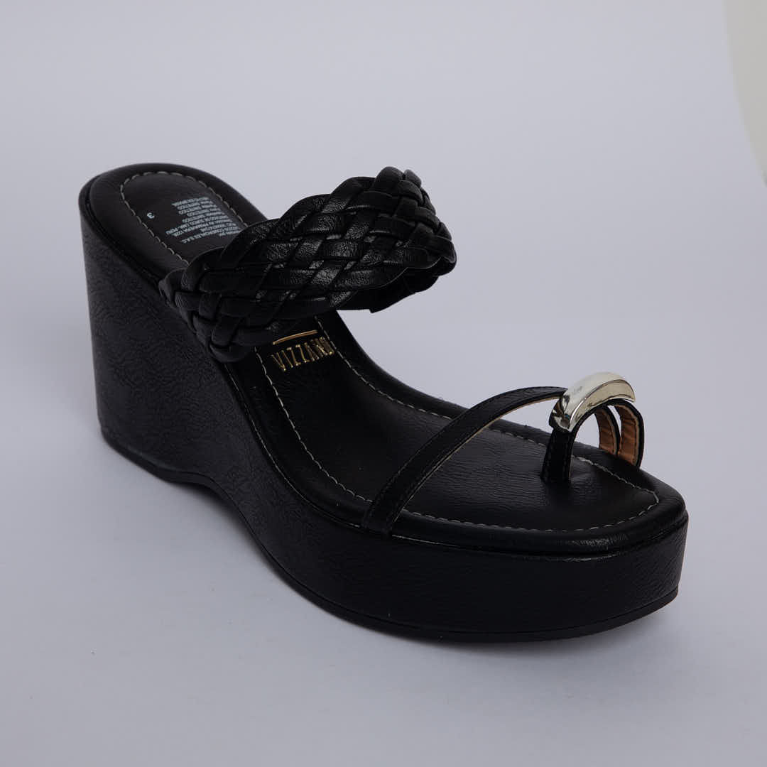 Sandalias Negro Mujer Vizzano