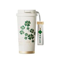 Vaso térmico Germ Clover 500 ml Verde Diseño alegre