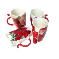 Taza de 400ml para el día de la madre de cerámica set de 3