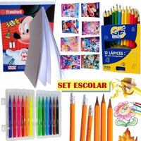 BOX 3 - Utiles escolares cuaderno lapices plumones y pinturas