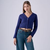 Chompa Mujer Corta Hypnotic Manga Larga