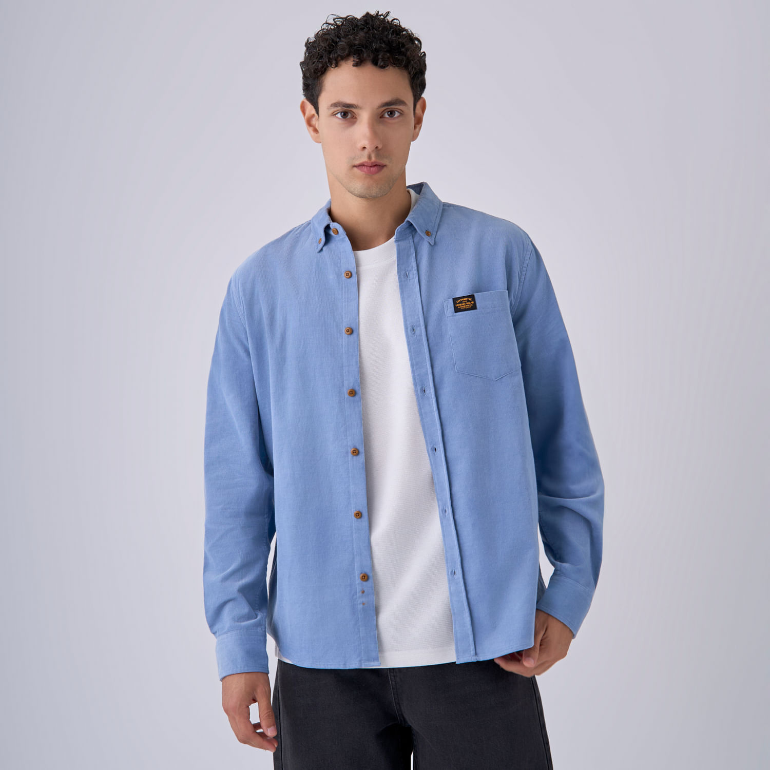 Camisa Manga Larga Hombre Corduroy Hypnotic