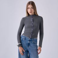Polo Mujer Brochecitos Hypnotic Manga Larga