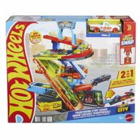 Pista de Carreras HOT WHEELS Garage Acrobacias Escala 1:64