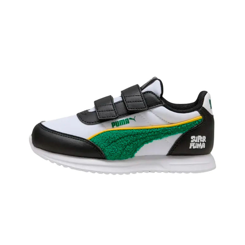 Zapatillas Para Niños Pre Escolar Puma R78 Lightwind Super V 312664 01 Multicolor