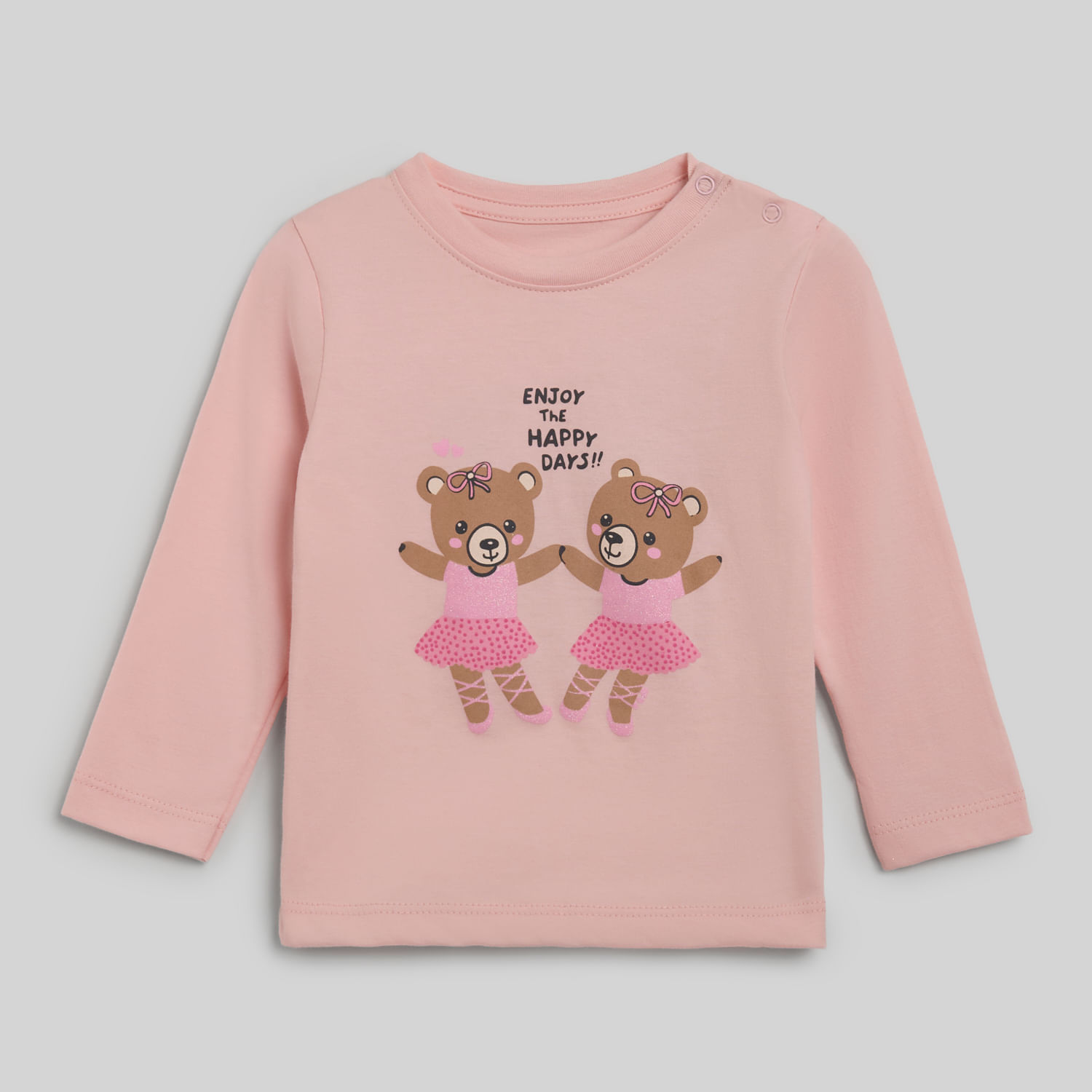 Polo Manga Larga Para Bebe Niña Jer Baby Circus